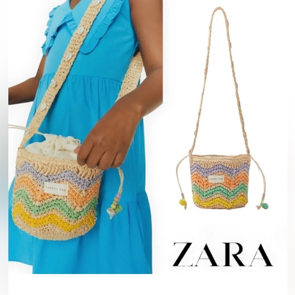 Zara Girls Rafia Bag